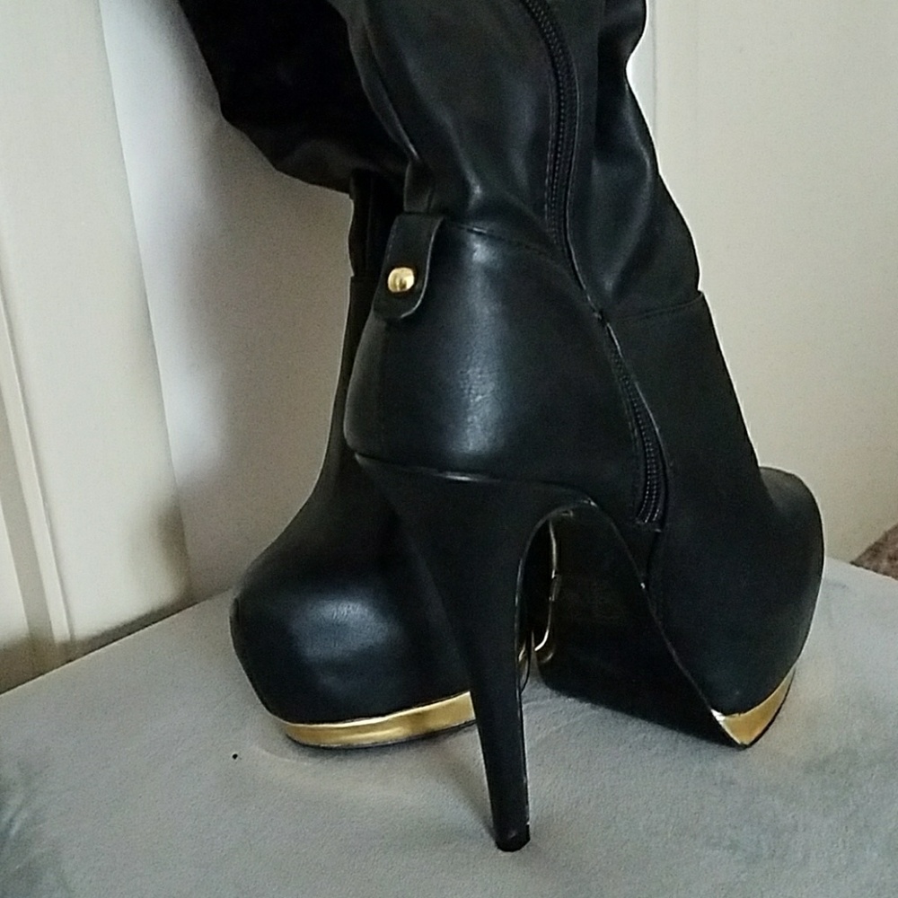 NWT Women's Sexy Calf high boots  - Picture 5 of 5
